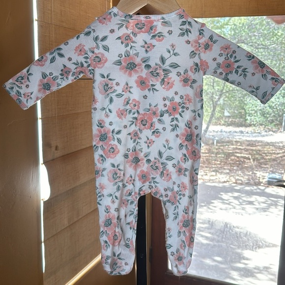 Nicole Miller Floral Ribbed Footie Size 3-6 Mths - Picture 5 of 5